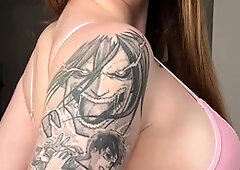 Adrianna Savu in new undergarments is prepared to get