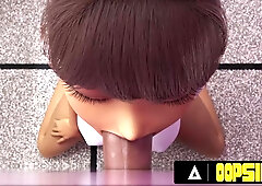 OOPSIE - Raunchy Futa Fuck-Fest With Massive Loads Of Cum During Gloryhole Fun ANIMATED PORN