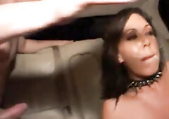 Meat sucking stockinged tart