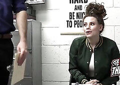 Security Guard Turns Cavity Search Into A Steamy Office Deal