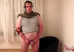 Solo, masturbating, euro