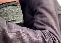 homeless blows my cock outside for money 5