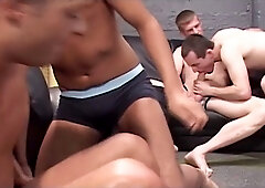 From party to passion: four horny guys take the night to new heights