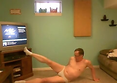 Naked Workout with Happy Ending