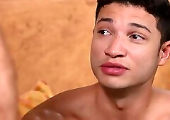 Bareback threesome with Ryder Owens, Trevor Harris and Vincent