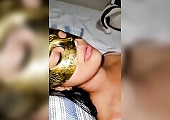 giving a kiss the cuckold with the spouse's ally's milk in his throat