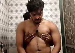 Indian muscular pornstar fucking hard at shower