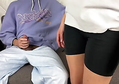 "why are You Jacking off on the Couch??" I Ask Step Bro and Join but Didn't E...