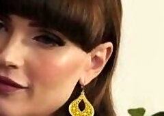 TS Natalie gets fuck on the small table