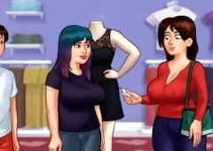 Pussy sex, summertime saga, gaming cartoon