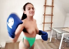 FEMALE FIGHTING BOXING GLOVES FILM WARM UP FIGHT BJ MASTURBATION. FULL VIDEO STARING WITH A WARM UP EVERY HOTTY. MV BEAUTY: REBECA ADDAMS MV ANGEL: AN