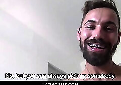 Straight Latino Stud With Braces Fucked For Cash POV