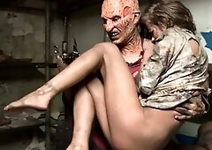 Brunette teen creampied after hardcore sex