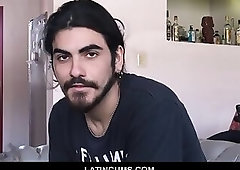 Long Haired Straight Latino Boy Fucked For Cash And Free Rent