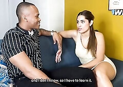 Argentine learns to dance salsa and screws her dance teacher BBC - Brando Cruz & Pau Rojas