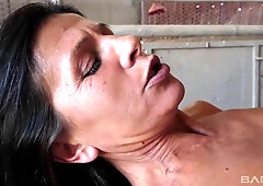 Hardcore porn action in the hayloft with a hot brunette Soraya Rico