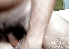 Banging my wife on holiday - cum inside twat