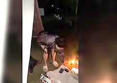 (ACAMPANDO) DE CAMPING CON MI'MIGA ME LA CHUPA