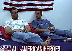 Handjob before anal screwing