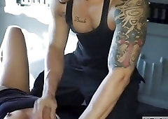 Sluty girl obeys BDSM fuck to pay her casino debt