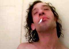 Playing w/Myself & Cigarette Smokin' During the time that Shaving On The Shower
