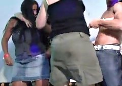 orgy at the club with some nasty bitches!