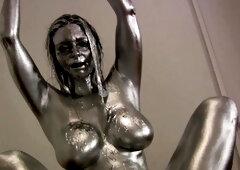 MindiMinkXXX-Stunning Silver Fetish, Mindi Mink