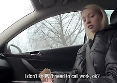 Public Pickups - Mina good fuck in the car