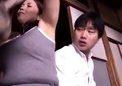 Sexy Japanese wife with big boobs loves them young and horny