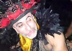 I was battered into on Halloween night