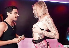 Tattooed Golden-haired Sammy Stoner Gets Screwed After Teasing