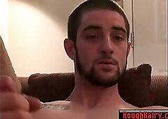 Sexy Straight Country Boy jacks his hairy cock