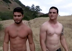 SeanCody.com - Swallow beside tanned jock Charlie