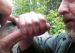 Older Man Sucks Young Cock Outdoors1s
