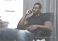 Mr. Twayne Flexing and Posing And Then Jacking Off
