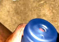 Solo Masturbating off with my Money-Shot Slowed down