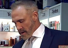 Muscle gay anal sex with cumshot