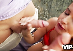 Watching His Wife Get Destroyed By Two Massive Dicks—Hubby Loves Every Filthy Second