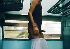 Naked gaymale folks in teach public jism