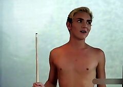 Boys Play Strip Billiards