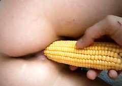 Vegetables and fruits in the vagina. My Jane loved those games. It was possible to put smth in the anal opening. If solely there was a nice lubricant.