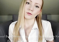 Blond Female-dominator gives valuable male a mesmerizing JOI award