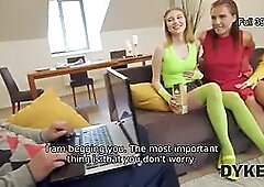 Dyke4k. late to three beauties fest