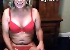 American blonde milf shemale solo