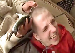 Tributes, handjob, cum tribute