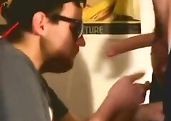 Big Cock Blowjob and Facial for My Buddy