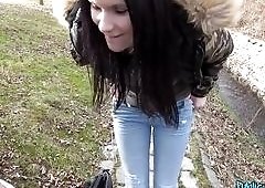 Fucked Outdoors For The Promise Of Fame And Fortune.