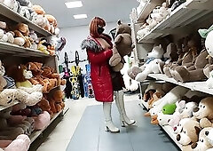 Striptease in a toy store