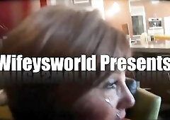 Breasty mother I'd like to fuck Sucks Jock Gets Cum Facial