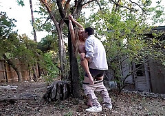 Busty Blonde Gabbie Carter Outdoor Fetish BDSM scene for Onlyfans - Gabbie carter